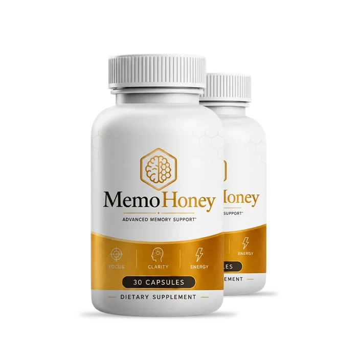 Two bottles of MemoHoney